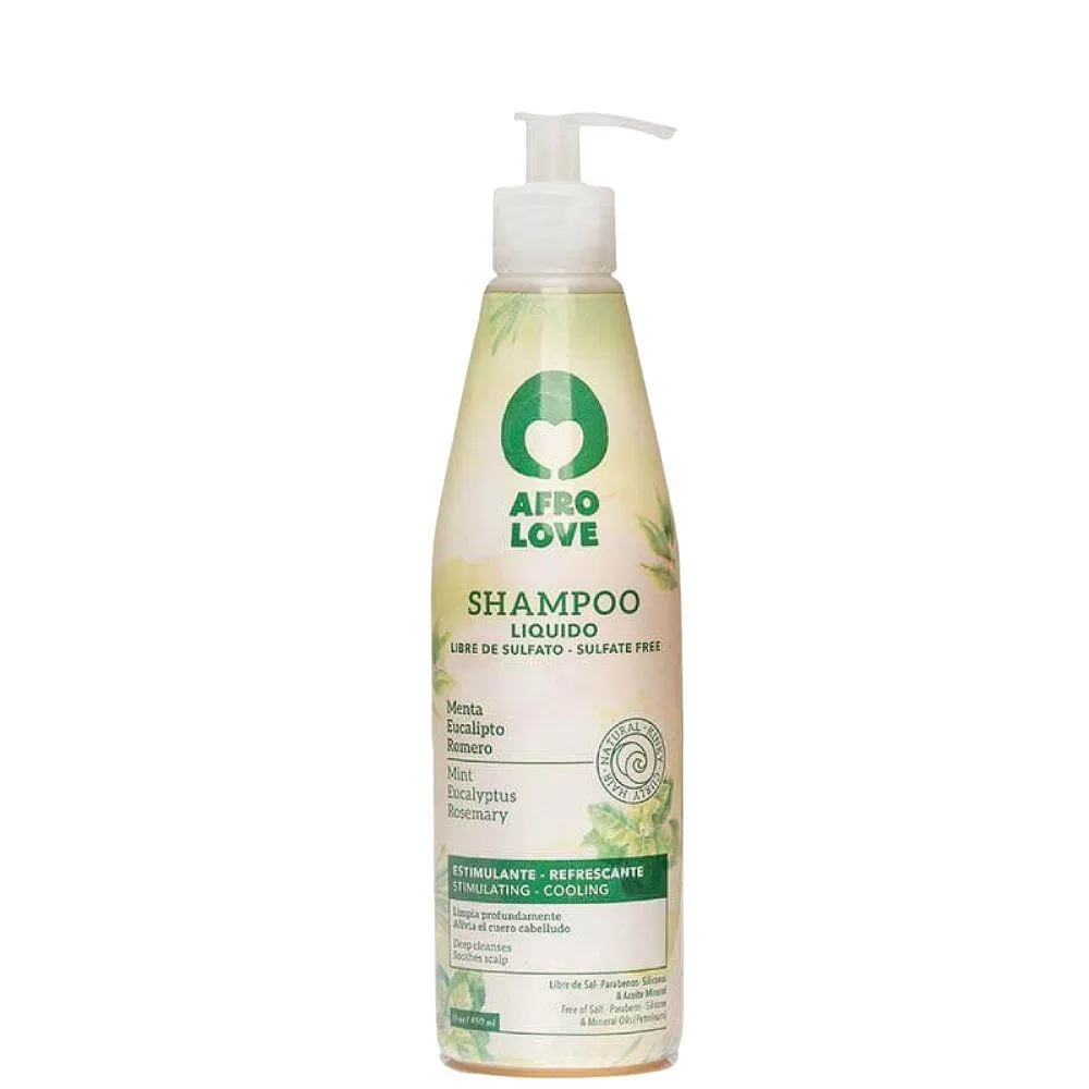 Afro Love Champú Menta Romero 290ml Afro Love Champú Menta Romero 290ml